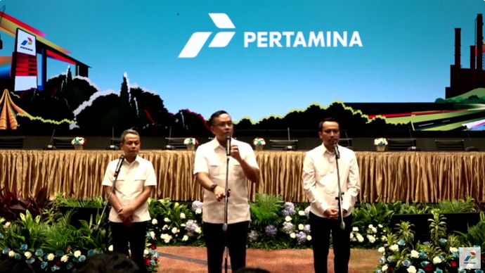 Direktur Utama Pertamina Simon Aloysius Mantiri