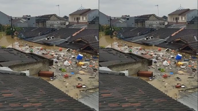 Banjir Villa Nusa Indah 2 Bekasi