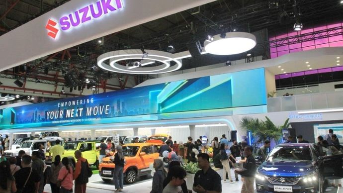 Suzuki membukukan penjualan 1.700 unit mobil di IIMS 2025. (Foto: Istimewa/SIS) 