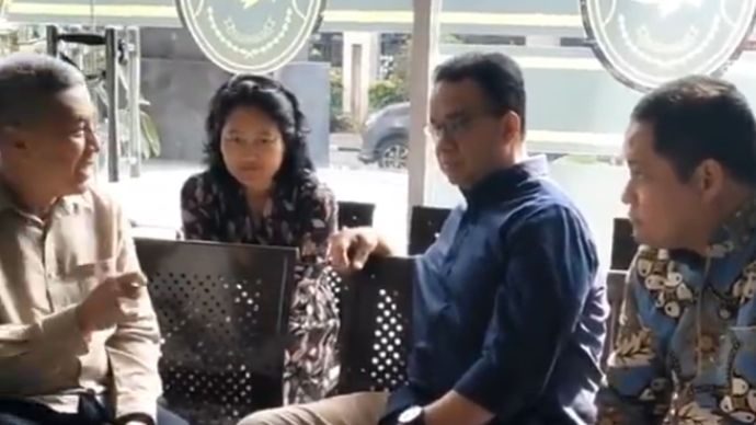 Anies Baswedan dan Istri Tom Lembong