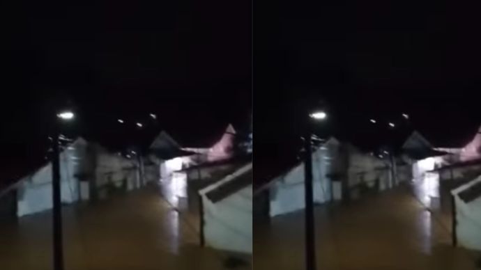 Banjir yang melanda sejumlah daerah di Kota dan Kabupaten Sukabumi pada Kamis (6/3/2025) malam menyebabkan seorang warga di Desa Bojong, Kecamatan Cikembar, Kabupaten Sukabumi, terjebak di atas rumahnya dan belum berhasil dievakuasi.