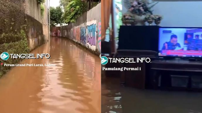 Banjir di Tangerang Selatan