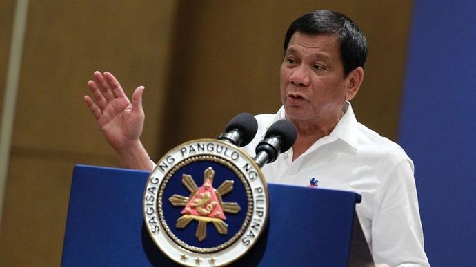 Eks Presiden Filipina, Rodrigo Roa Duterte.