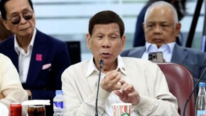 Mantan Presiden Filipina Rodrigo Duterte