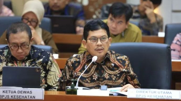 Direktur Utama BPJS Kesehatan, Ghufron Mukti, menghadiri Rapat Dengar Pendapat dengan Komisi IX DPR RI, Kementerian Ketenagakerjaan, dan BPJS Ketenagakerjaan.