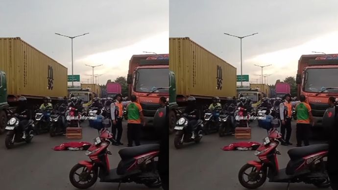 Seorang Pemotor bernopol B 6896 UOA yang belum diketahui identitasnya tutup usia usai alami kecelakaan diduga dengan truk.  Peristiwa itu terjadi di Jalan Jalan Raya Cilincing, Lampu merah jaya tepatnya di depan TPS Kober, Jakarta Utara pada Kamis (13/3) pagi hari. 