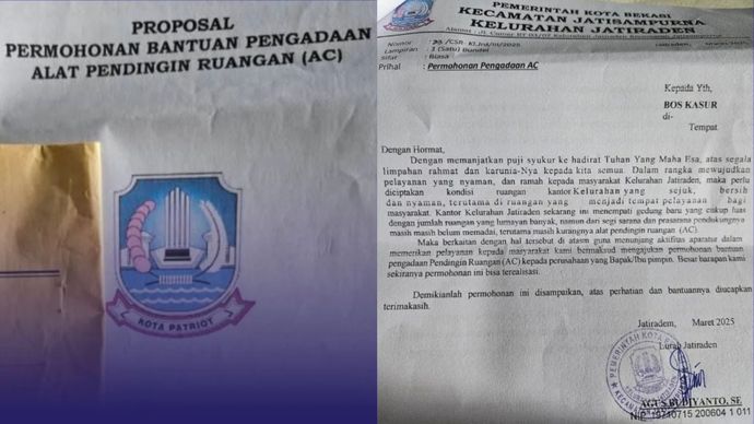 Lurah Jatiraden Minta AC