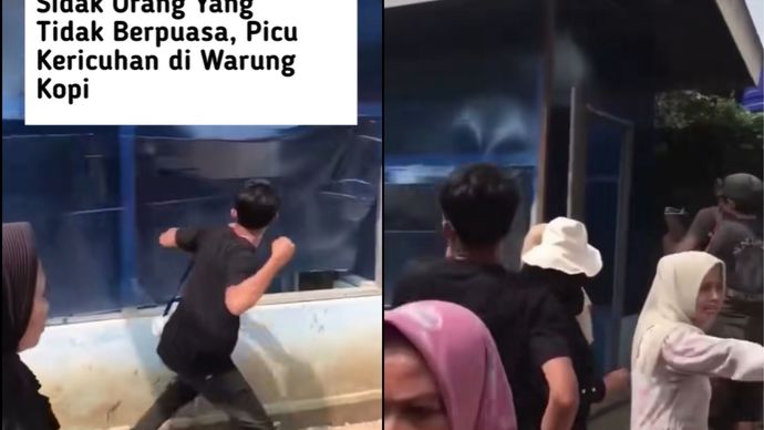 Warga Sidak Warung Buka Saat Puasa