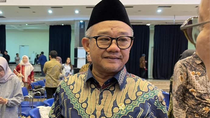 Menteri Pendidikan Dasar dan Menengah (Mendikdasmen) RI Abdul Mu&rsquo;ti.