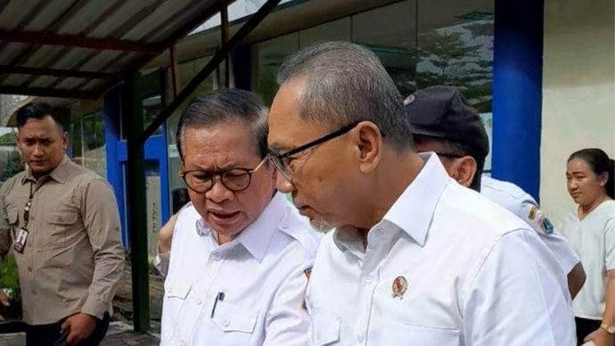 Pramono Anung dan Zulkifli Hasan