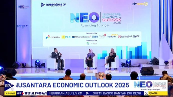 Nusantara TV menggelar Nusantara Economic Outlook 2025 di Ballroom Nusantara, NT Tower, Jakarta.