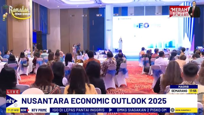 Nusantara TV menggelar Nusantara Economic Outlook 2025 di Ballroom Nusantara, NT Tower, Jakarta. 