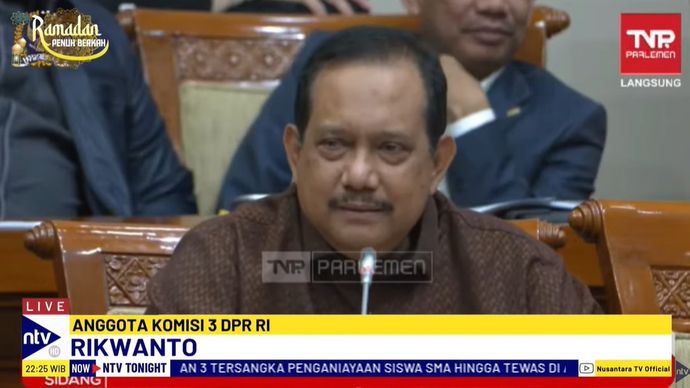 Anggota Komisi III DPR RI, Rikwanto. (Foto: Tangkapan layar)