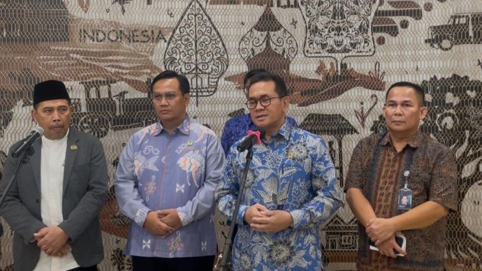 Menteri Perdagangan Budi Santoso bertemu dengan Ombudsman RI