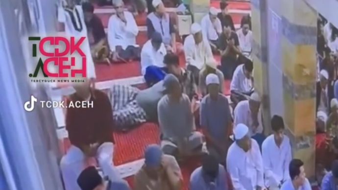 Pria di Aceh meninggal dunia usai salat subuh. (Tangkapan layar) 