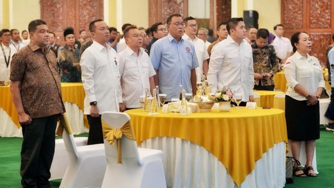 Silaturahmi dengan serikat buruh di DPR RI. (Instagram) 