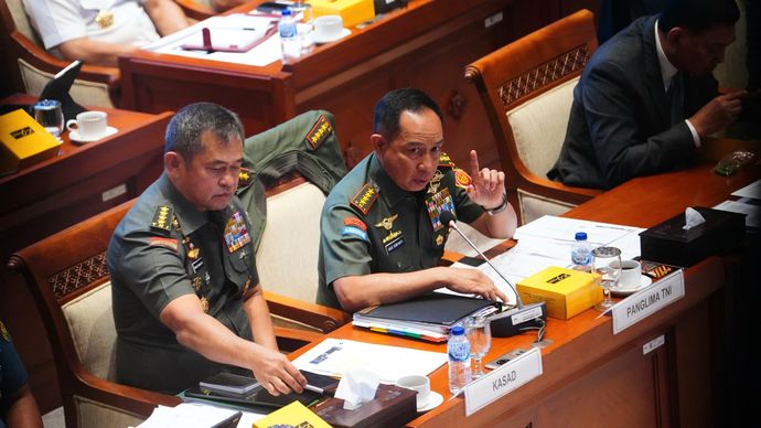 Panglima TNI Agus dan KSAD