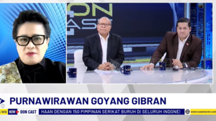 Pakar militer Connie Rahakundini dalam acara DonCast di Nusantara TV