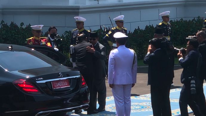 Presiden Prabowo Terima Kunjungan Presiden Senat Kamboja di Istana Negara