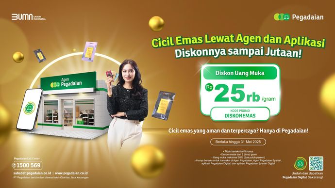 Cicil Emas di Pegadaian