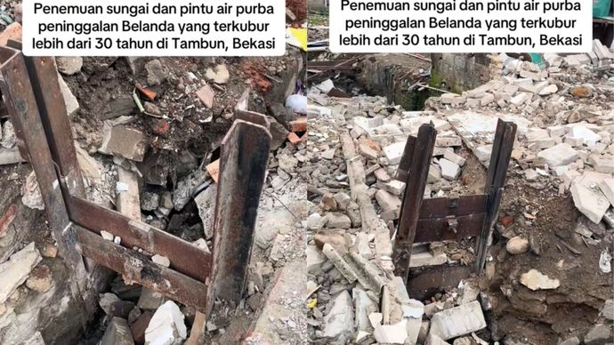 Sungai dan Saluran Irigasi di Tambun Bekasi