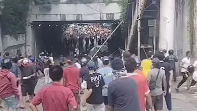 Tawuran di Manggarai