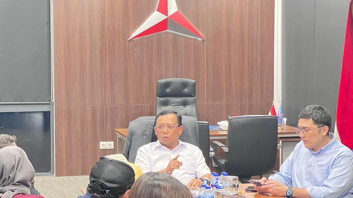 Sekjen Demokrat Herman Khaeron. (NTVNews.id) 
