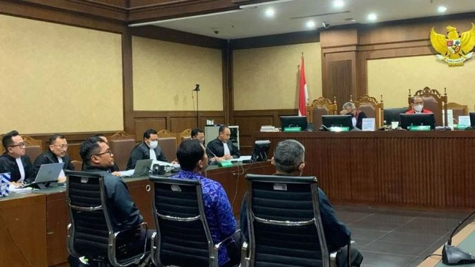 Tiga penyidik KPK menjadi saksi dalam sidang kasus Hasto Kristiyanto di Pengadilan Tipikor Jakarta, Jumat (9/5/2025).