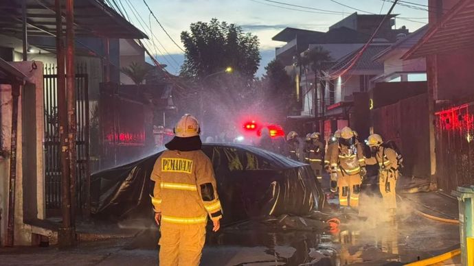 BYD Seal Terbakar