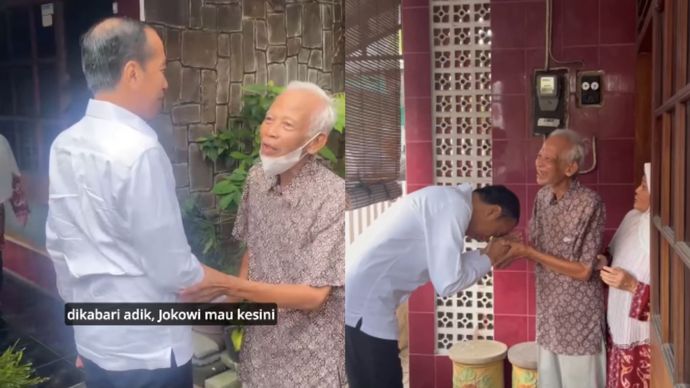 Mantan Presiden Joko Widodo atau Jokowi mengunggah momen kunjungannya ke sosok yang ia sebut sebagai dosen pembimbing akademik semasa menempuh pendidikan di Fakultas Kehutanan Universitas Gadjah Mada (UGM). 