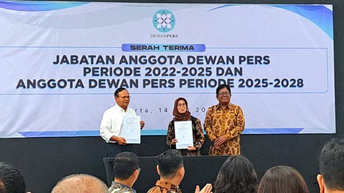 Serah Terima Jabatan Ketua Dewan Pers