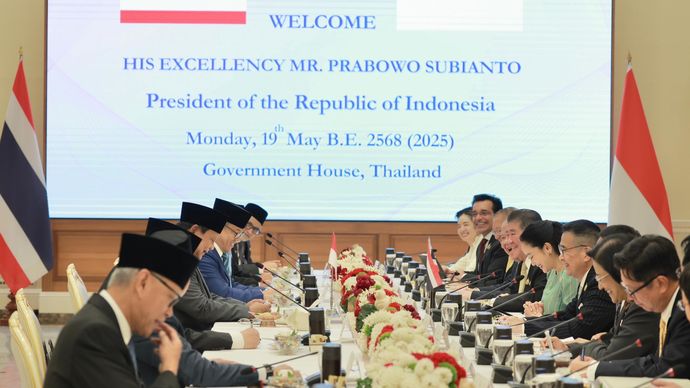 Presiden Prabowo Subianto dan PM Thailand Paetongtarn Shinawatra