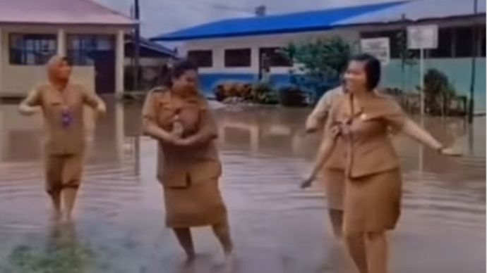 Kepala Sekolah di Karo Dicopot diduga viralkan sekolah banjir