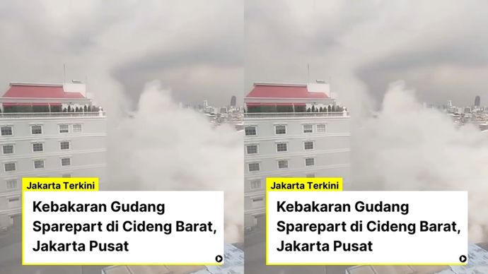kebakaran gudang
