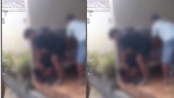 mantan camat ditusuk