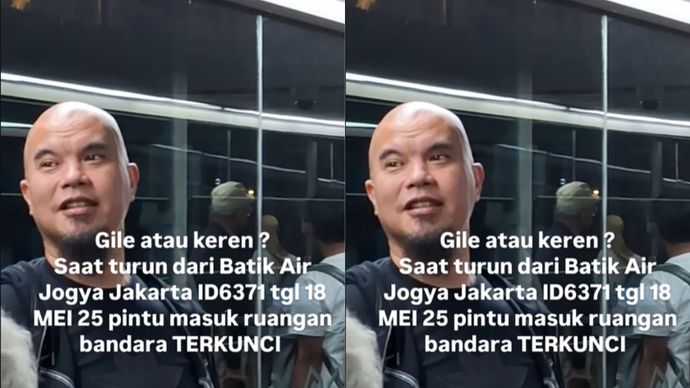 Ahmad Dhani Terjebak di Bandara