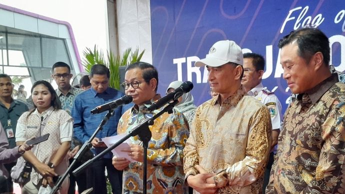 Pramono luncurkan Transjabodetabek rute PIK- Blok M