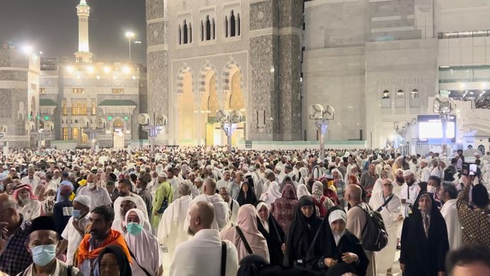 Suasana Masjidil Haram, Rabu malam (22/5/2025)