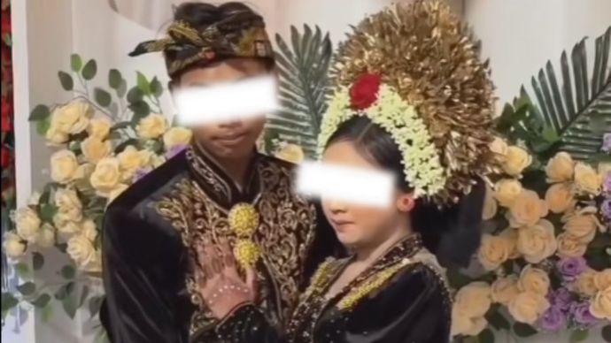 Pernikahan anak di Lombok Tengah, Nusa Tenggara Barat (NTB).