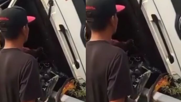 Kecelakaan truk di gerbang tol Cibitung