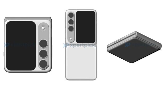 Desain dari Find N5 Flip mendatang kemungkinan telah terungkap dalam pengajuan paten di WIPO. (Foto: Istimewa via GSM Arena)