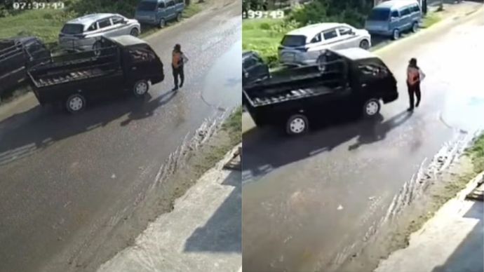 Petugas Dishub di Sampang