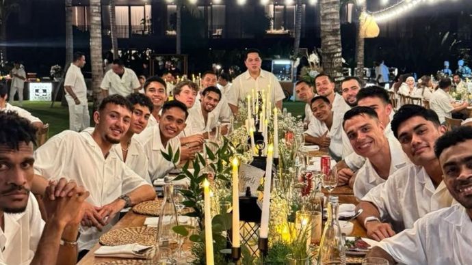 Ultah Erick Thohir Makan Malam Bareng Pelatih dan Pemain Timnas dan Pelatih