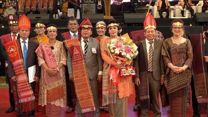 Pengukuhan pengurus baru Periode 2025-2029 Parsadaan Simanjuntak Sitolu Sada Ina dohot Boruna (PSSSI&amp;B) Jakarta dan sekitarnya 
