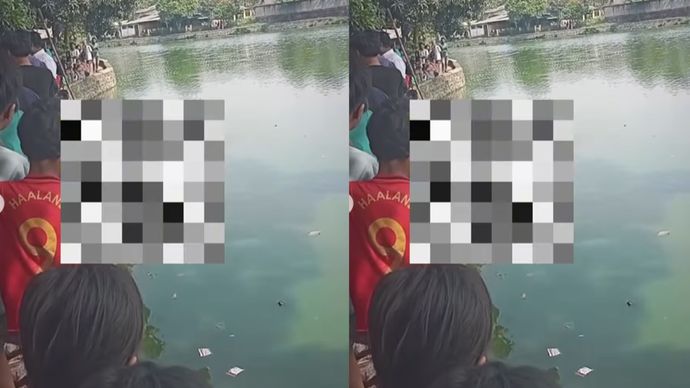 Mayat mengambang di setu citayam depok