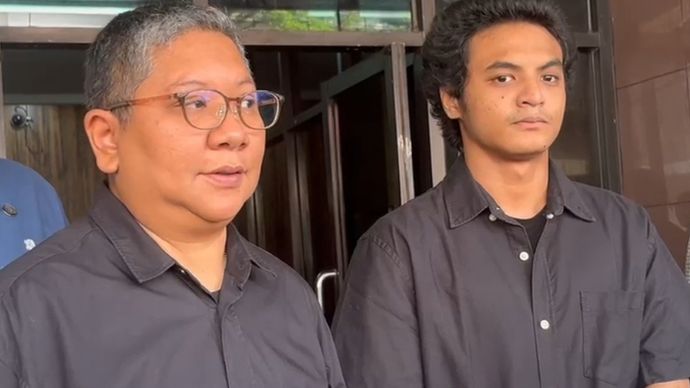 Vadel Badjideh jelang dilimpahkan ke Kejaksaan Negeri Jakarta Selatan