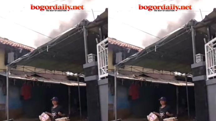 pabrik kerupuk kebakaran di bogor