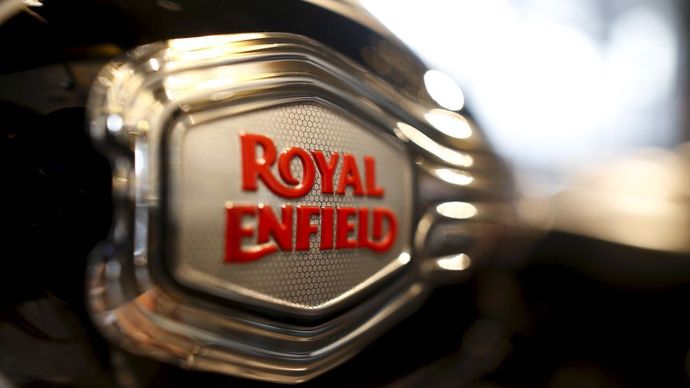 Ilustrasi. Logo Royal Enfield. (Foto: Reuters)