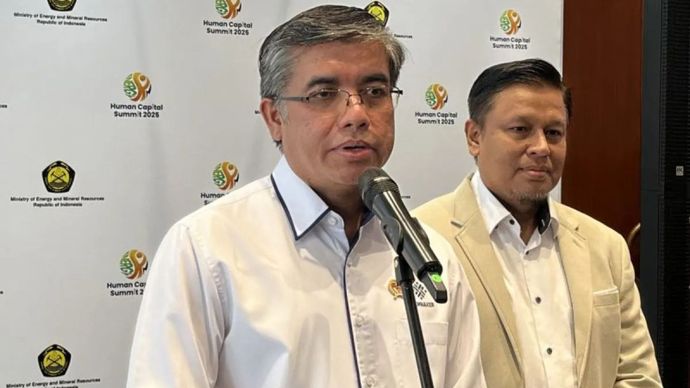 Tanggapan Yassierli, Menteri Ketenagakerjaan (Menaker) mengenai BSU pada acara Human Capital Summit di JICC Jakarta, Rabu, 4 Juni 2025. 