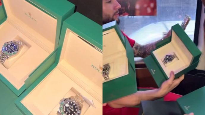Skuad Garuda dapat hadiah jam tangan Rolex ratusan juta 
